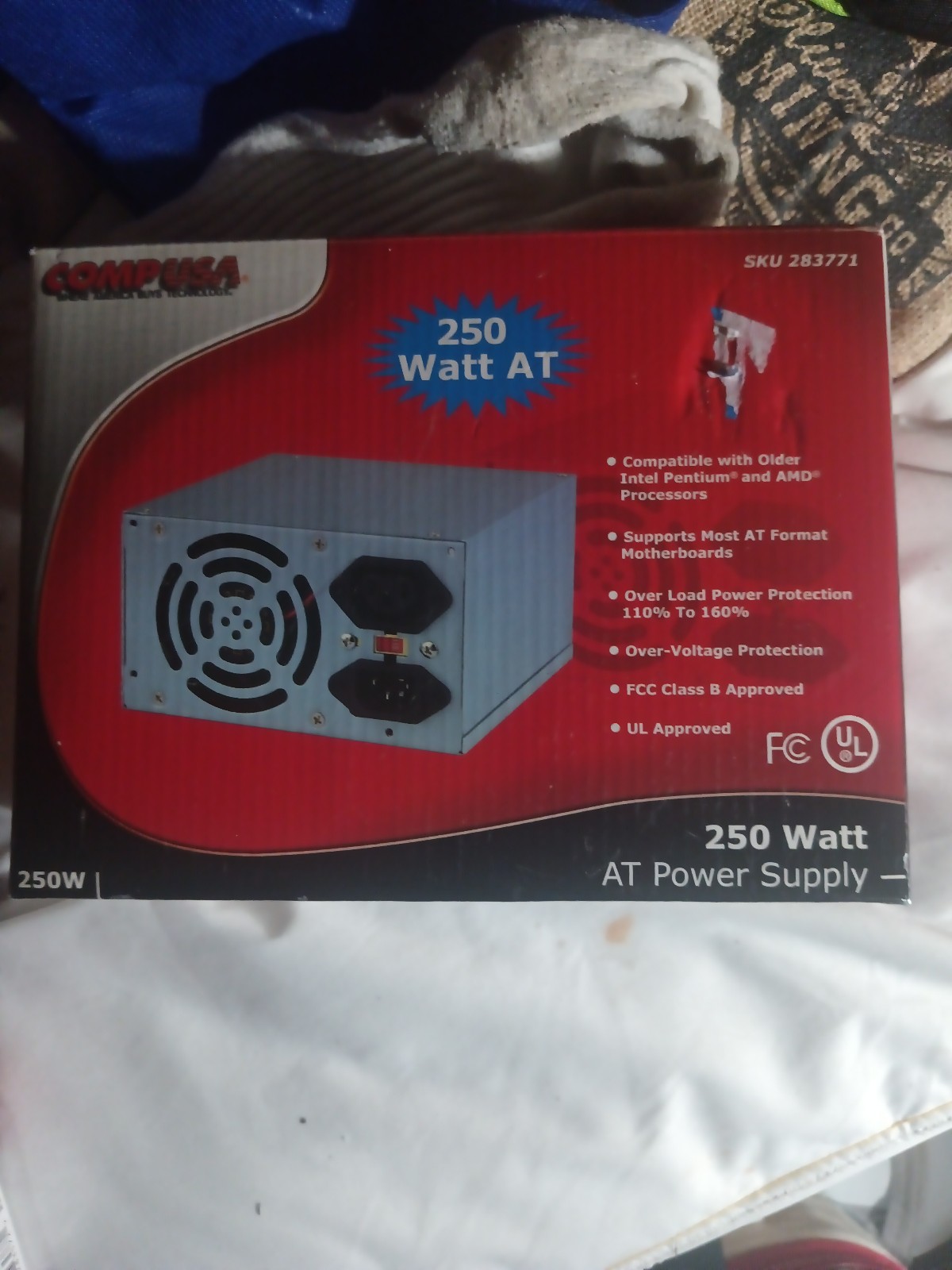 250 watt at power supply