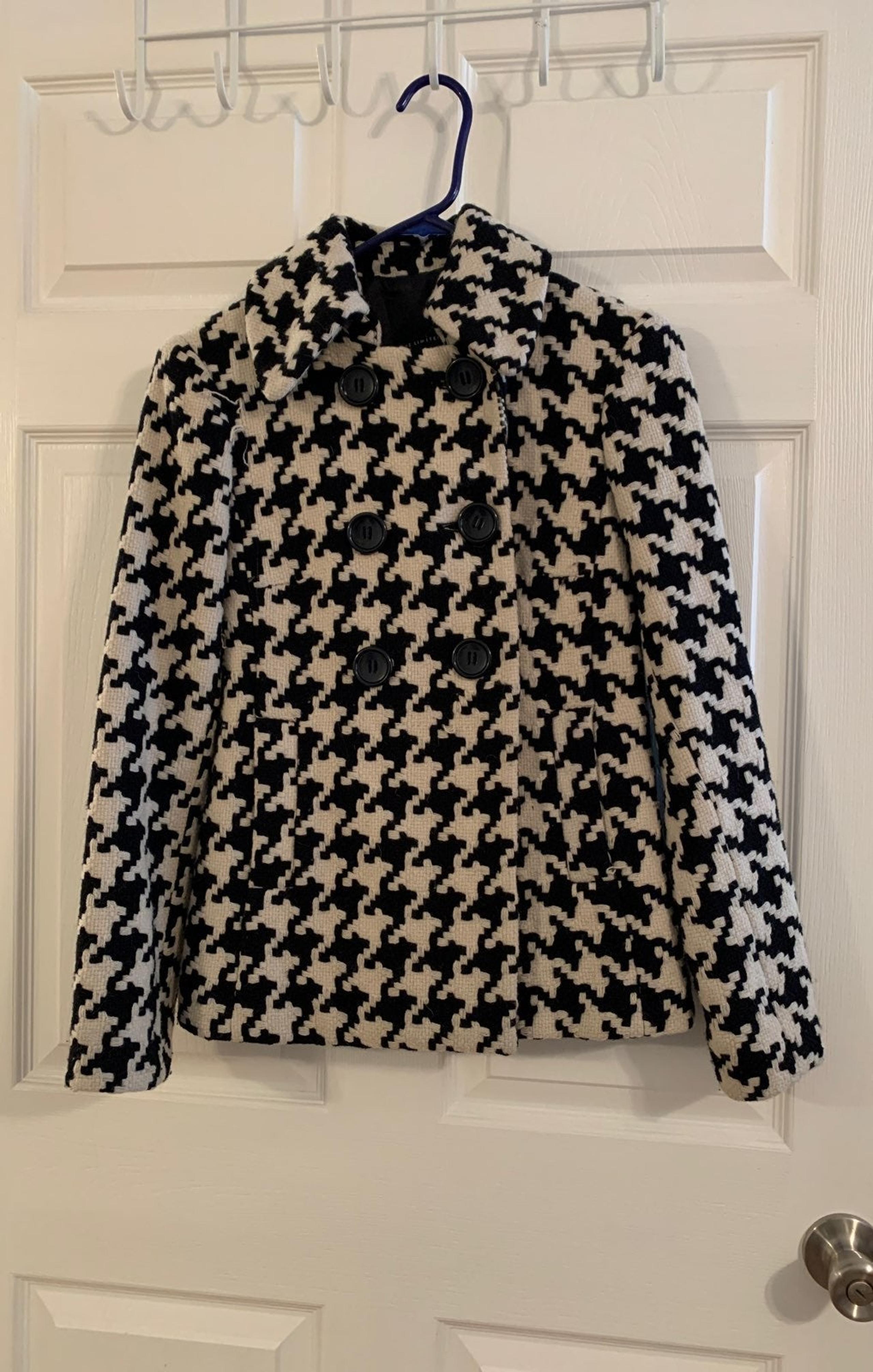 The Limited Houndstooth Peacoat