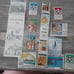 17 unused mexico postage stamps