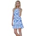 Alice & Trixie Women's Small Embroidered Floral Sleeveless Mimi Ruffle Dress