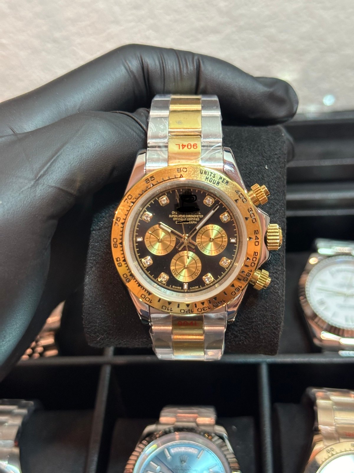2 tone luxury watch
