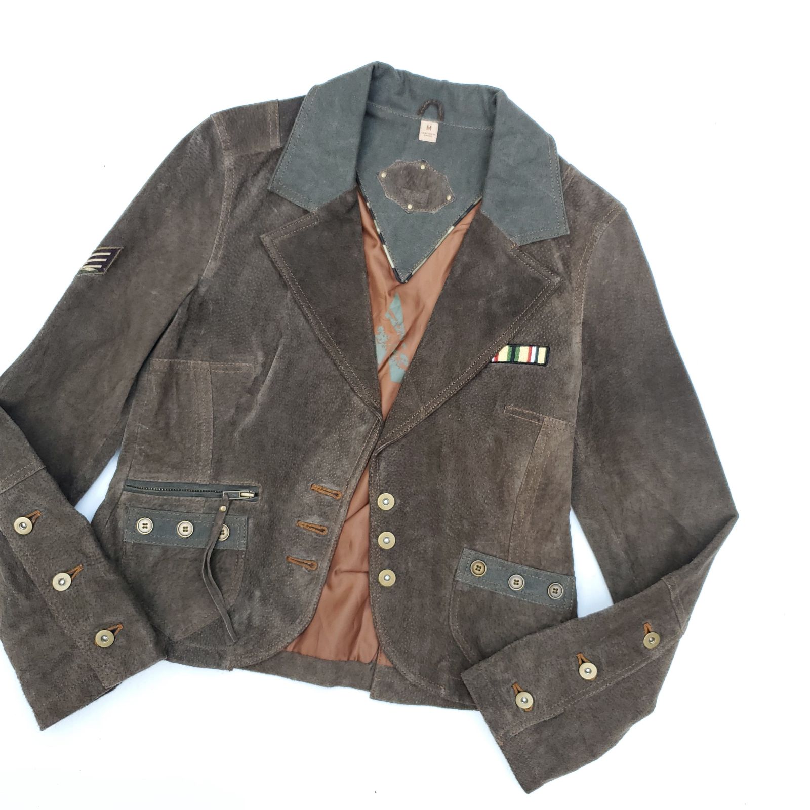 Wilson's Leather Suede Military Jacket