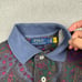 Polo Ralph Lauren Shirt Men Small PAISLEY Print Mesh Knit Collared Polo Pony