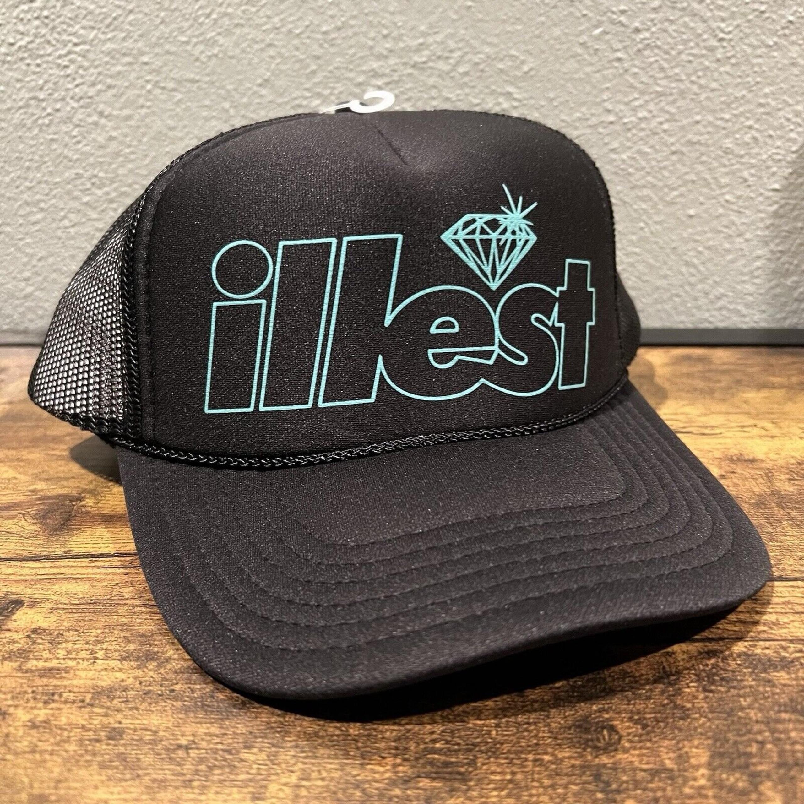 Illest x Diamond Supply Co. Black Trucker Hat SKATE Mesh Truckers Hat