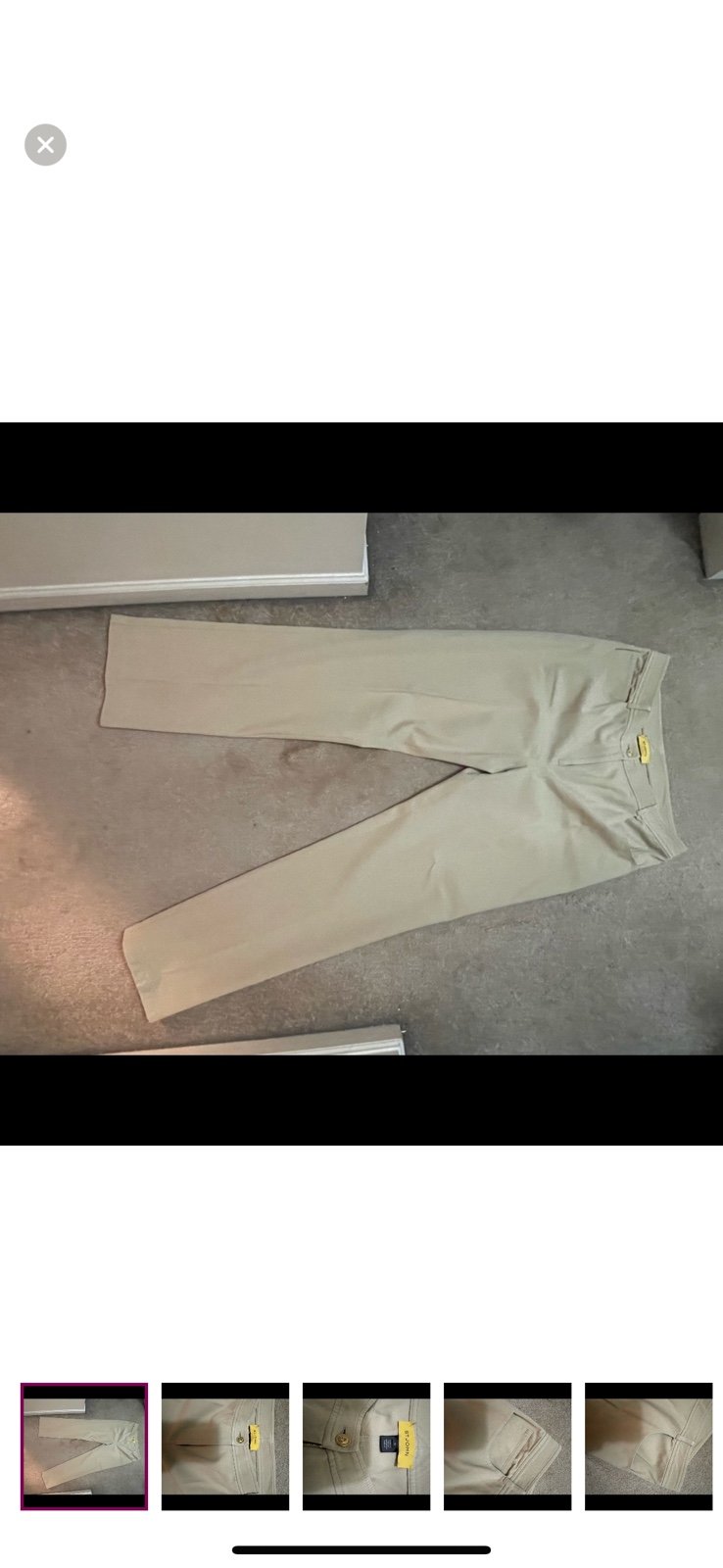 St. John’s beige jeans like new size 12 womens