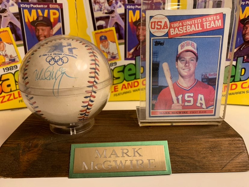 Mark McGwire 1984 USA Olympic Autograph