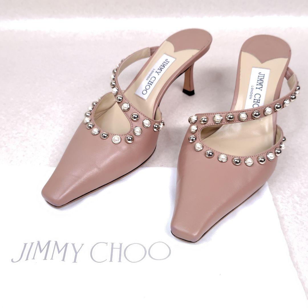 ★Excellent Condition★ Jimmy Choo Mules 36.5 / 23.5cm Studs