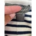 French Connection Women's Drop Shoulder Blue White Striped Tunic Sweater- NEW