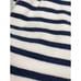 French Connection Women's Drop Shoulder Blue White Striped Tunic Sweater- NEW
