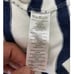French Connection Women's Drop Shoulder Blue White Striped Tunic Sweater- NEW