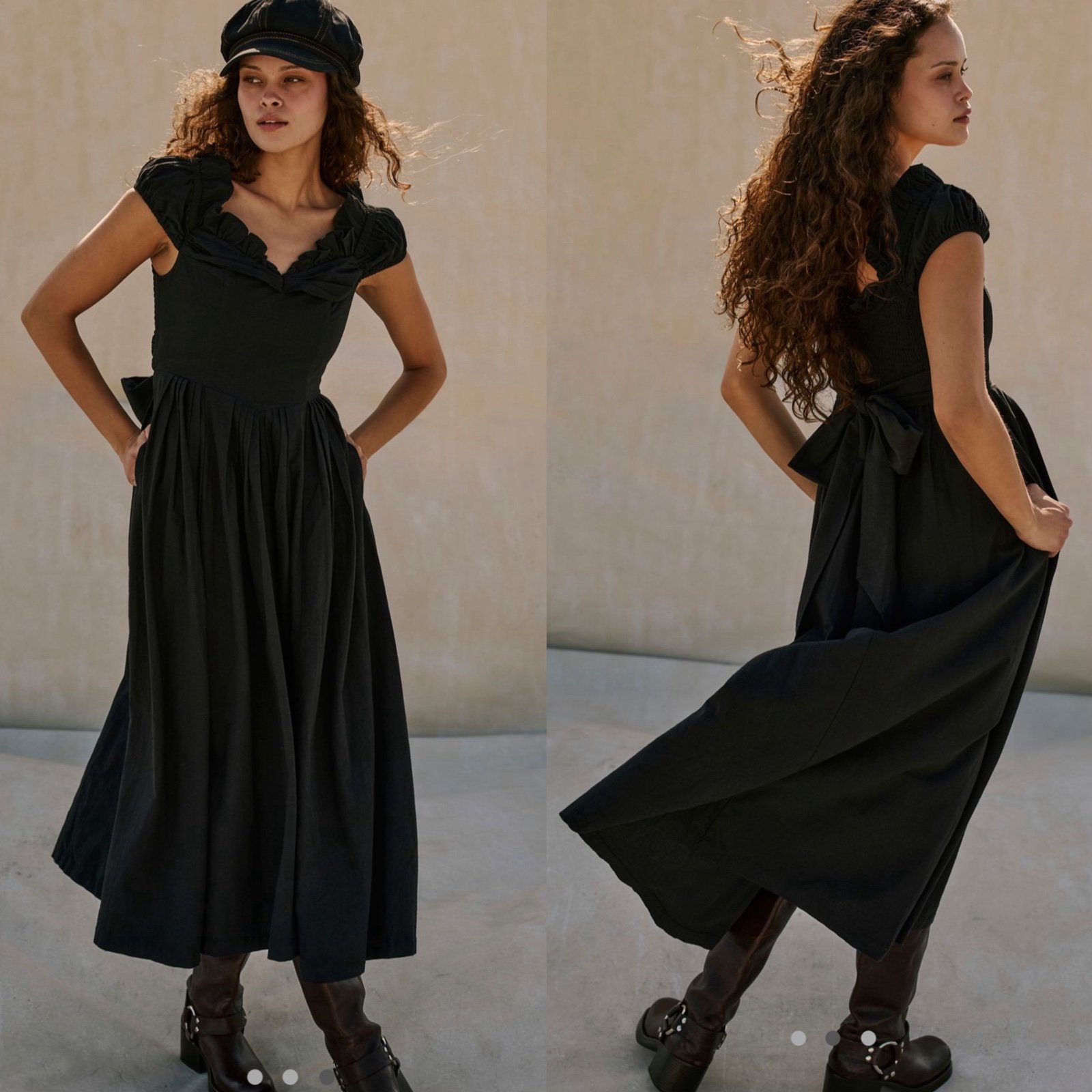 Free people Something special drop waist Midi dress