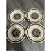 LOT OF (4) 6.5 VINTAGE 70'S ROYAL CHINA OMEGASTONE AZTEC BREAD/DESSERT PLATES