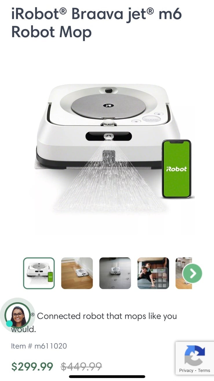 iRobot Braava Jet m6 Robot Mop