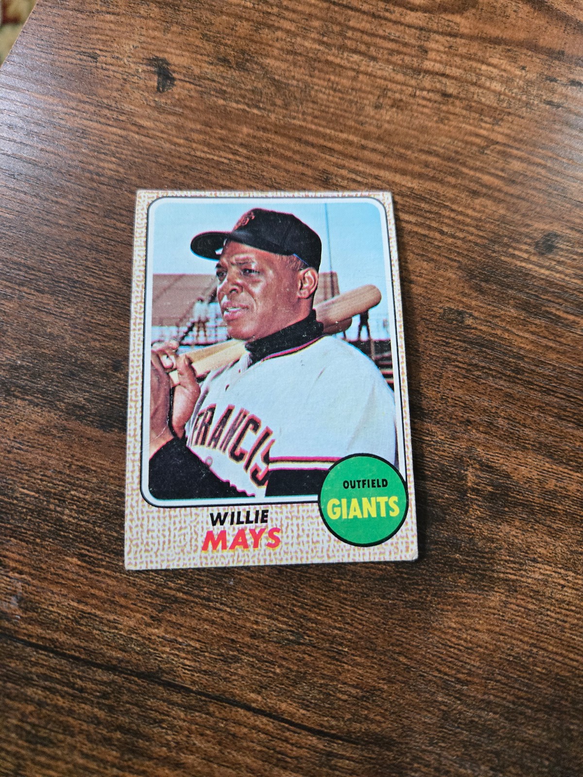 1968 Topps Willie Mays