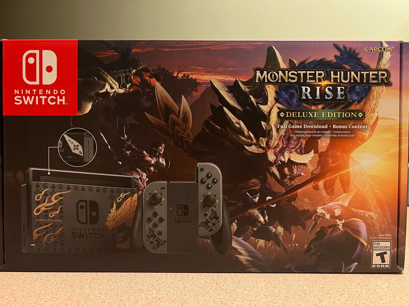Nintendo Switch Console Monster Hunter Rise Edition