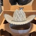 American Hat Company Gray Leather Laced Edge Pattern Straw Cowboy Hat New 6 3/4