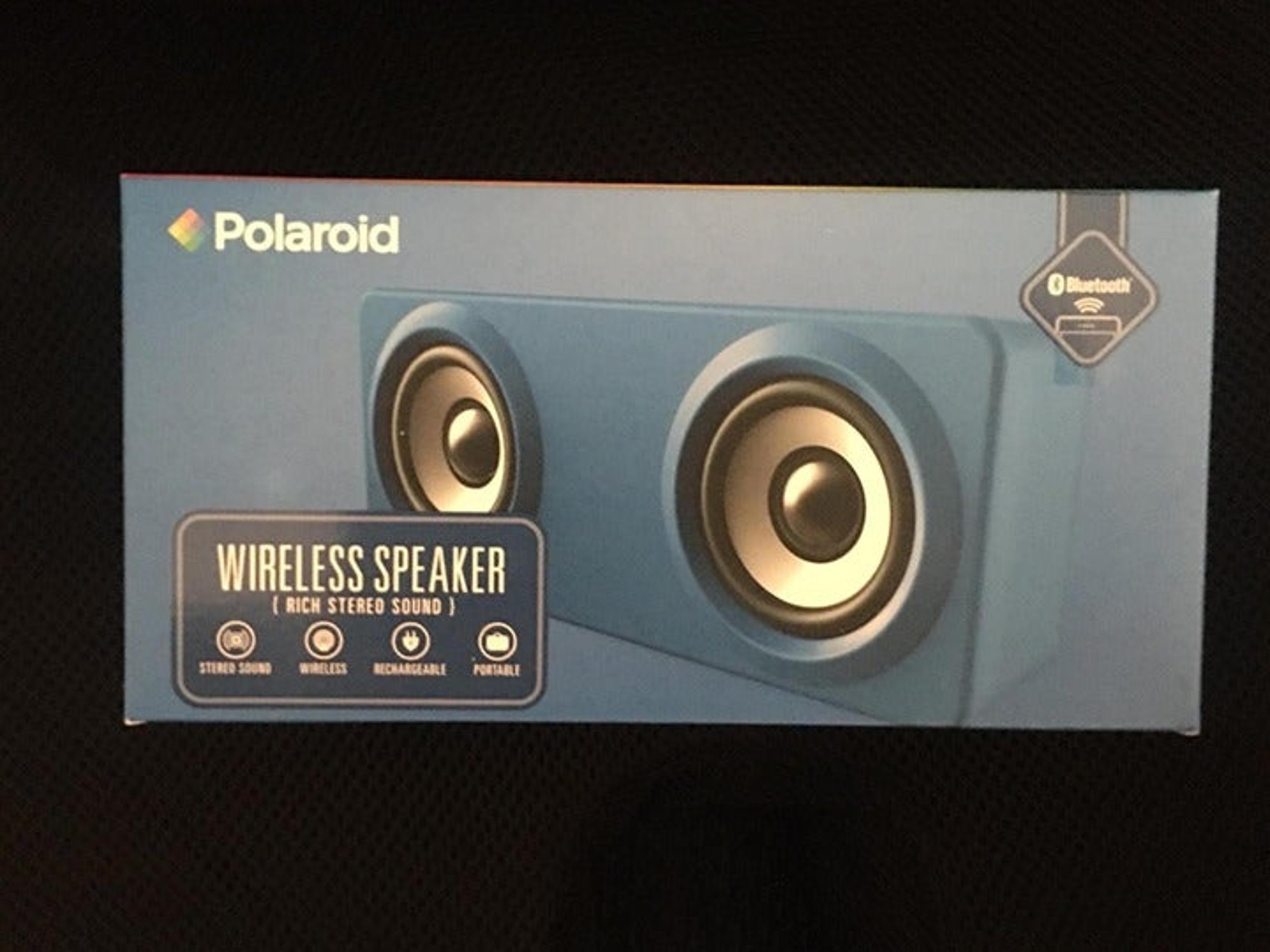 Polaroid Wireless Mini Speaker Bluetooth PBT558BL Color :Blue