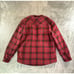Voyager Jacket Men's Medium Red and black Plaid Sherpa Fleece Lined Button Up