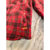 Voyager Jacket Men's Medium Red and black Plaid Sherpa Fleece Lined Button Up