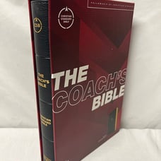 CSB Coach's Bible, Black Leathertouch: Devotional Bible for Coaches, Red Letter