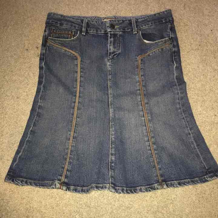 Paige denim flare skirt size 30