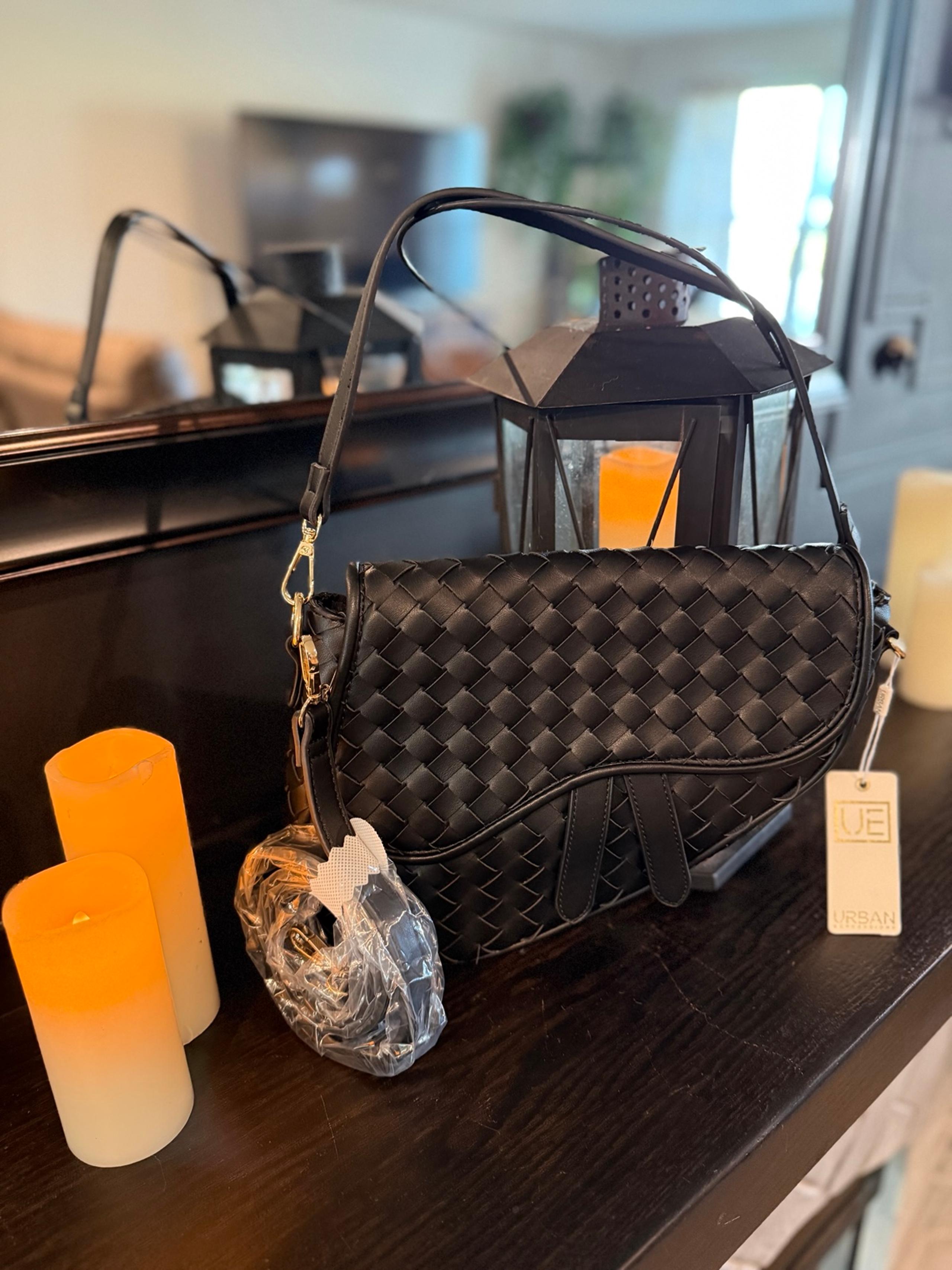 Urban Expressions Black Satchel Bag