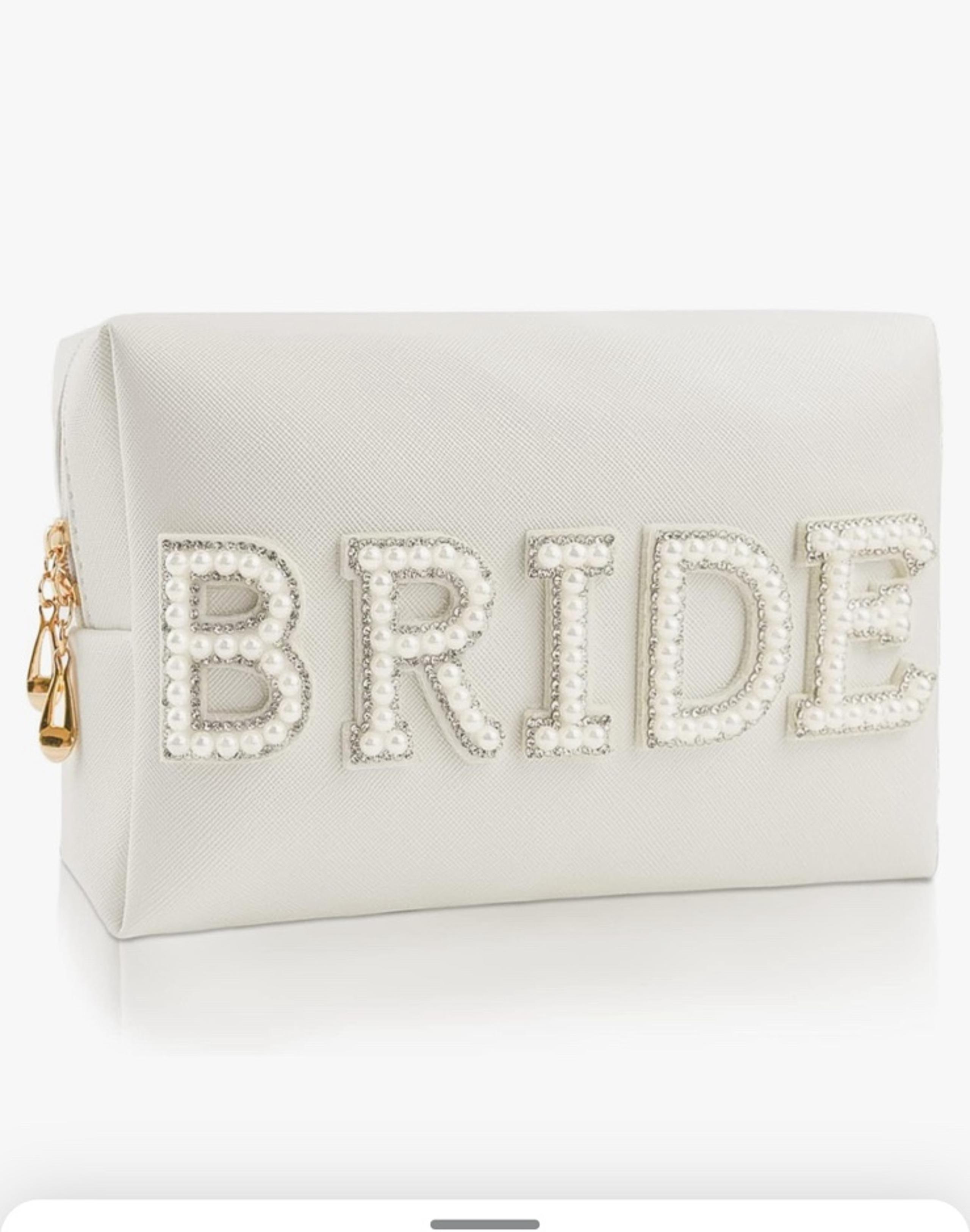 Bride cosmetic travel bag