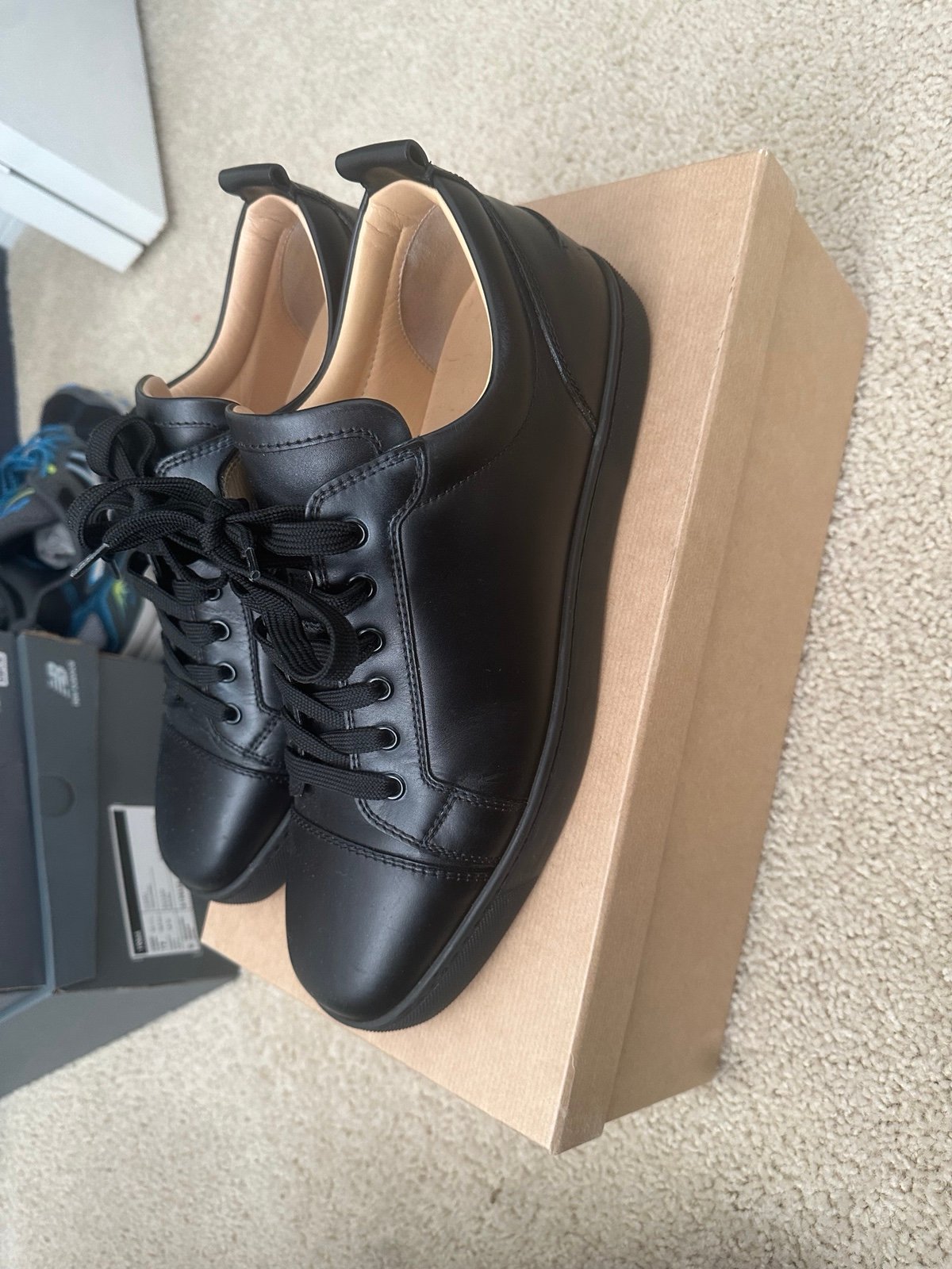 Red Bottoms ( Louis Junior Flat )