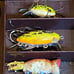 Vintage fishing lures and tackle in a Metal Kenndy tackle box!
