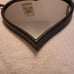 Heart Shaped Mirror Ribbon 10 L X 11 H inch Wall Hang PLASTIC