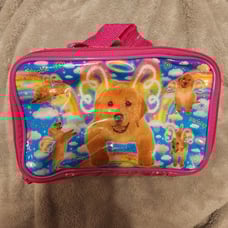 **SUPER RARE** Lisa Frank 1990s y2k Barclay dog pencil case WITH TAGS