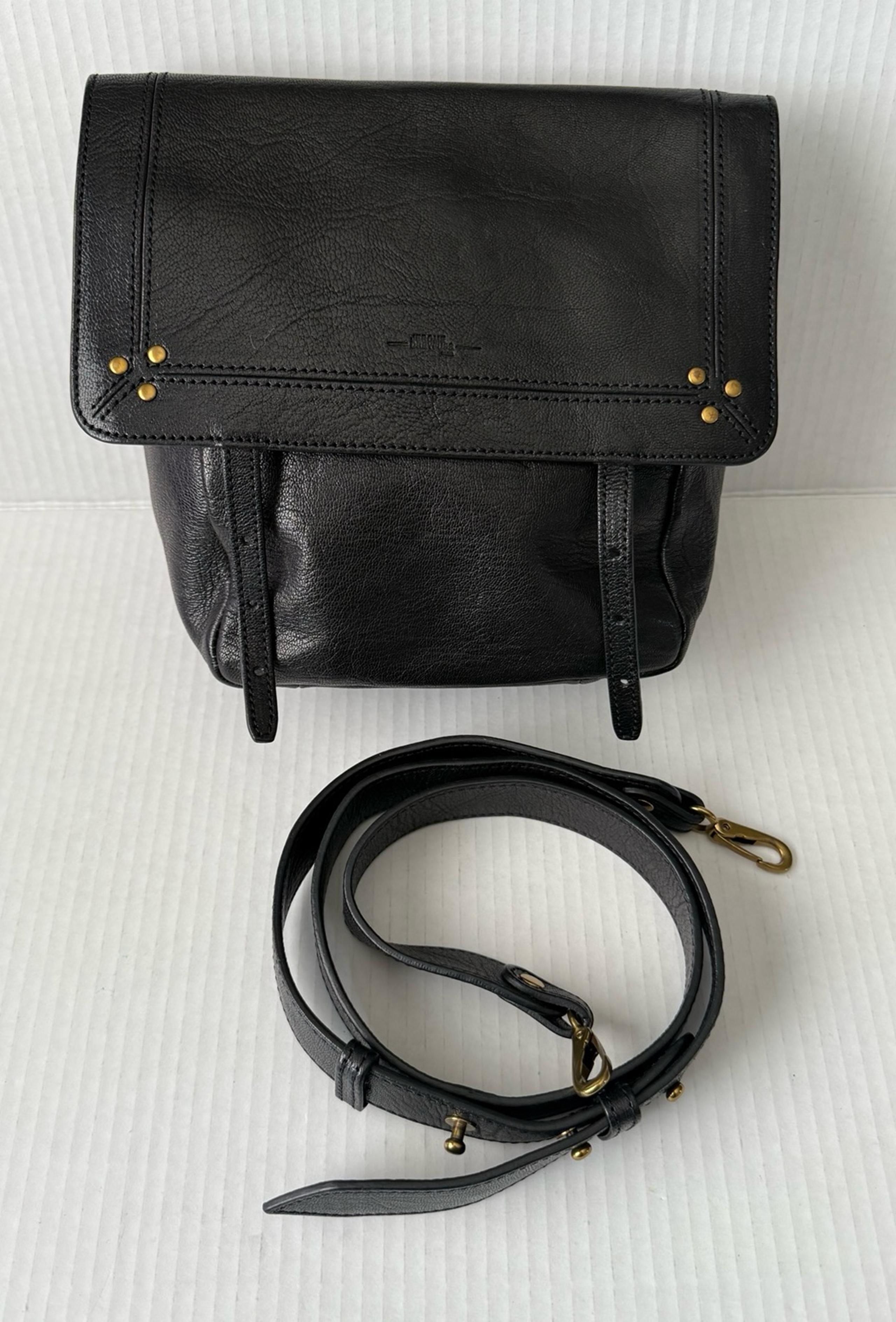 JÉRÔME DREYFUSS Jeremie Black Leather Crossbody Bag  Jerome Dreyfuss Mint