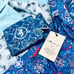 Peter Millar Seaside Swim Trunks Blue Red XXL w/ Coozie