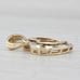 0.39ctw Diamond Open Heart Pendant 14k Yellow Gold
