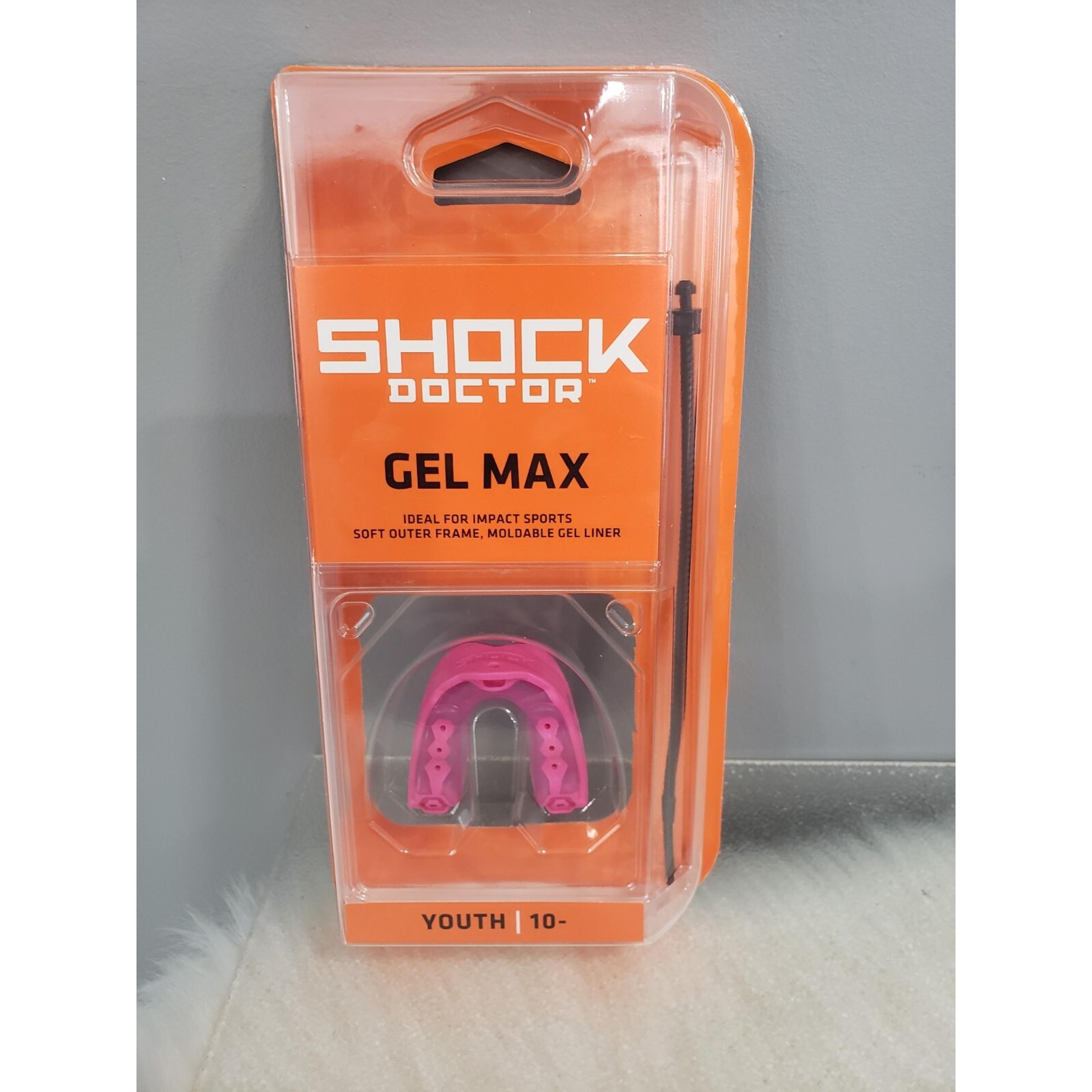 NEW Shock Doctor Gel Max Soft Outer Frame Moldable Gel Liner Youth Pink 10-