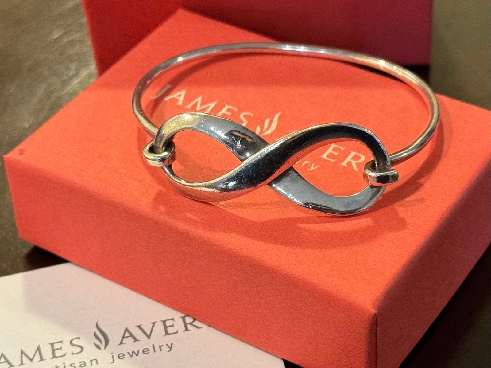 Retired James Avery infinity bracelet