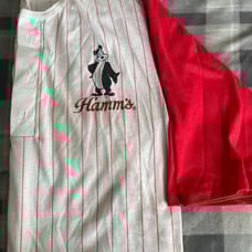 Vintage Hamms Bear Basbeball Shirt