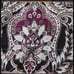 Croscill Standard Pillow Shams Pair Imperial Empress Claret Red Gold