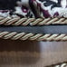Croscill Standard Pillow Shams Pair Imperial Empress Claret Red Gold
