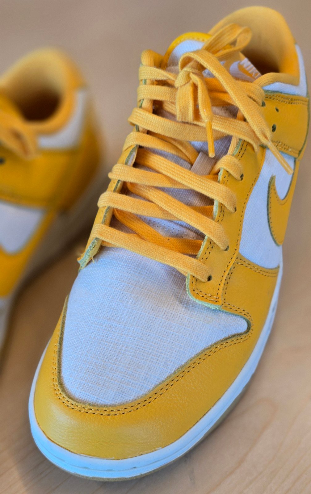 Nike Dunk Low University Gold Coconut Milk Mens 13