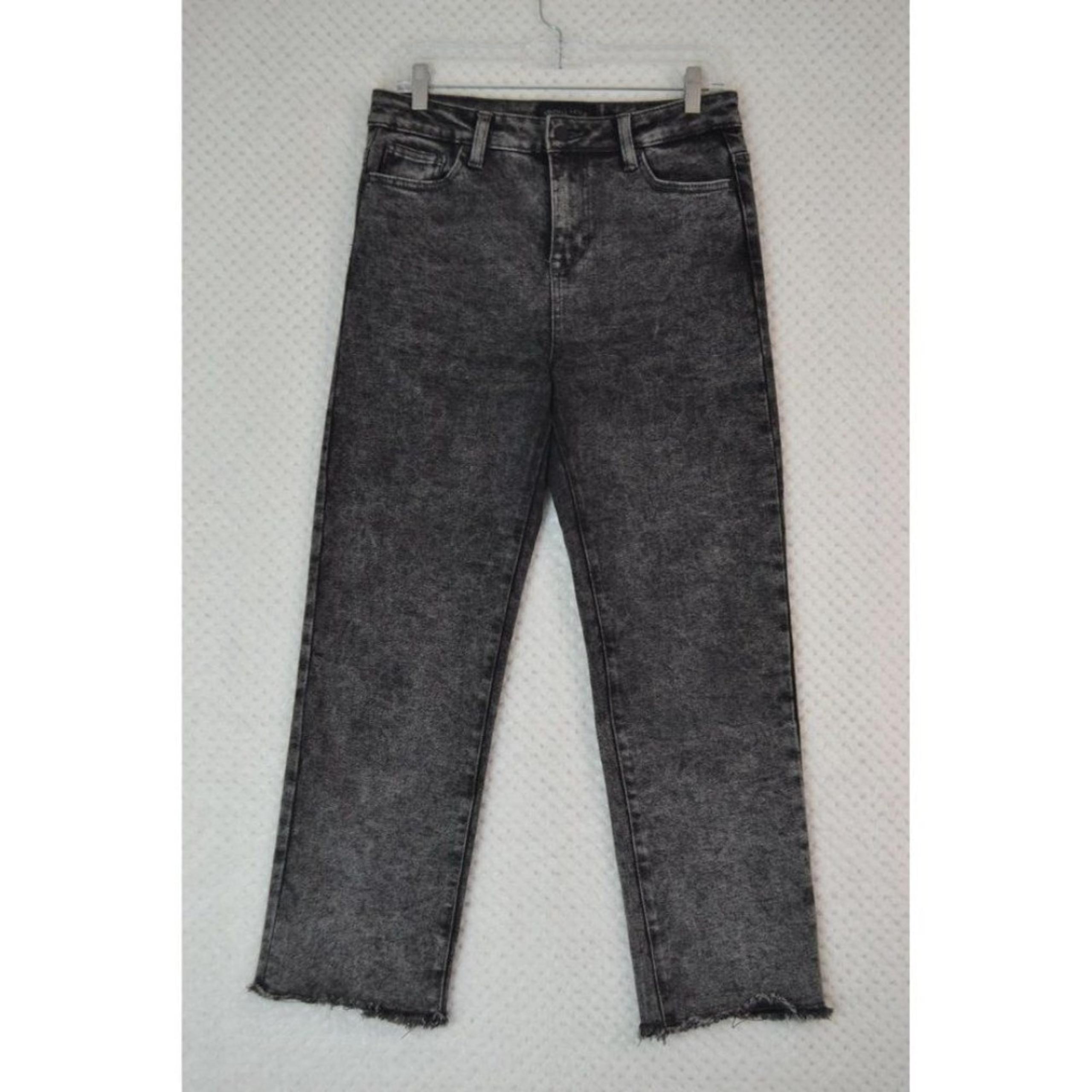 Kendall & Kylie Women's 28 Light Acid Wash High Rise Straight Leg Jeans