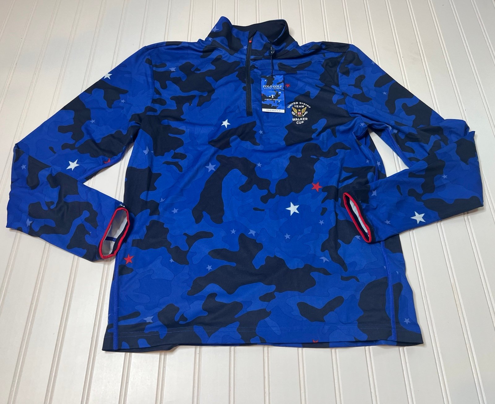 Ralph Lauren Polo Golf Justin Thomas Walker Cup Small US Team 1/4 Zip NEW 540