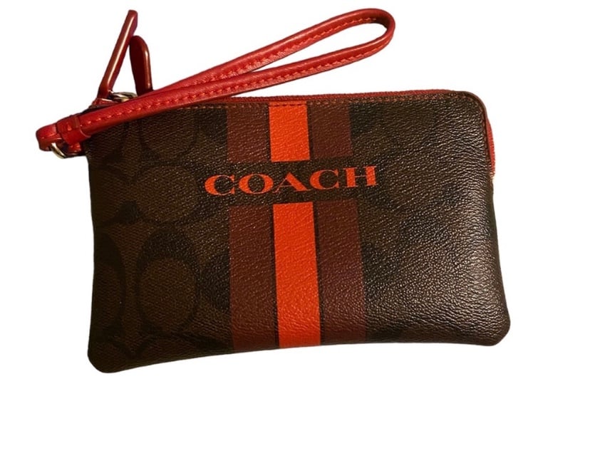 Coach wristlet wallets for women