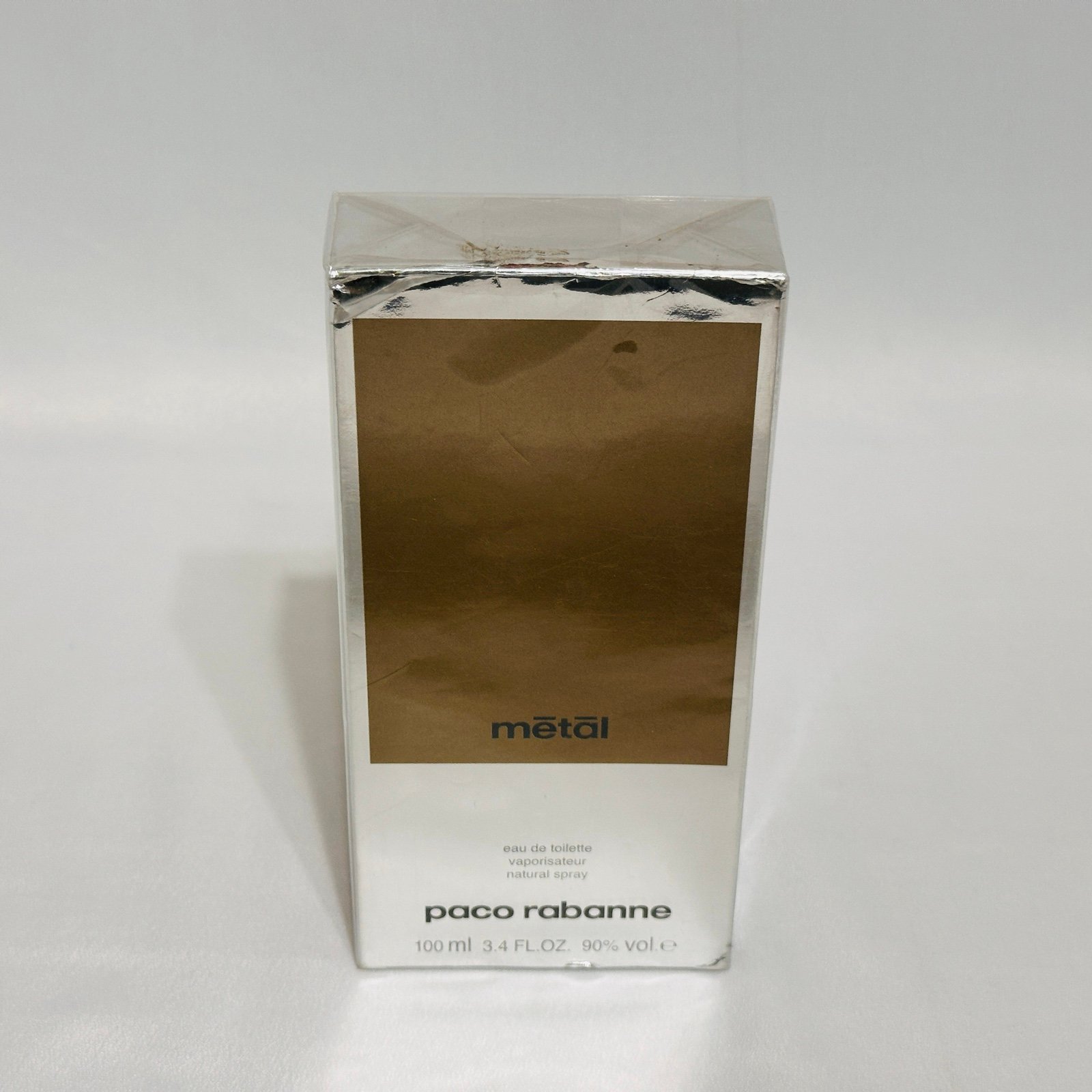 Metal by Paco Rabanne Women 3.4 oz / 100 ml eau de toilette spray- Vintage RARE