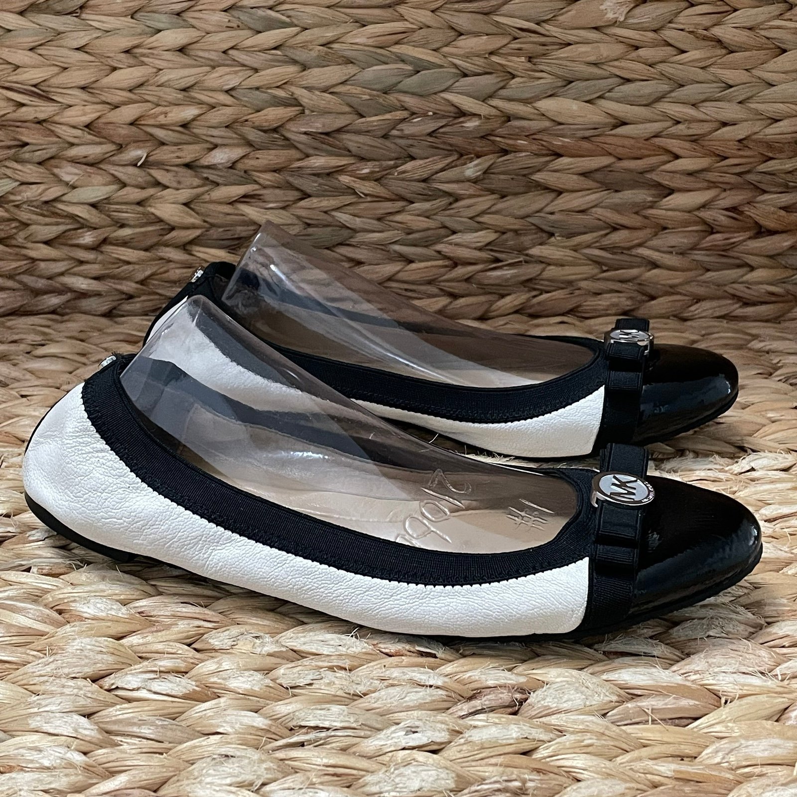 michael kors white flats
