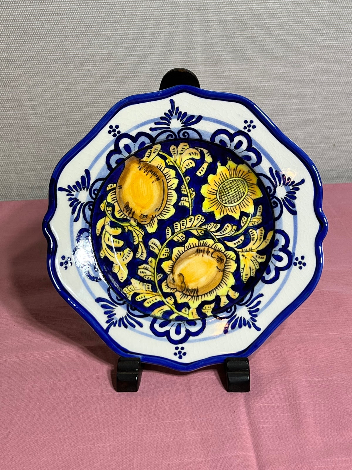Vintage beautiful handmade I. Godinger & Co Plate
