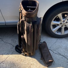 Nice Mizuno Cart Golf Bag + Cover All Zippers Work Ready to hit the course!