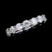 Certified 5 Carat 18k Gold Diamond Eternity Ring Moissanite Wedding Bridal Band