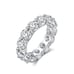 Certified 5 Carat 18k Gold Diamond Eternity Ring Moissanite Wedding Bridal Band