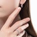 Certified 5 Carat 18k Gold Diamond Eternity Ring Moissanite Wedding Bridal Band